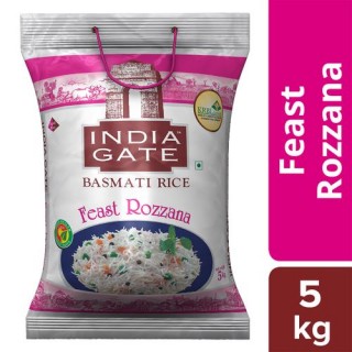 India Gate Basmati Rice Feast Rozzana - 5Kg