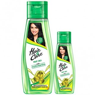 Hair & Care Fruit Oils with Olive, Mosambi & Green Apple, 300 ml with 100 ml Free (Non- Sticky Hair 