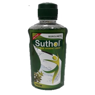 Suthol Antiseptic Skin Liquid (free 100ml gel) - Neem 200ml