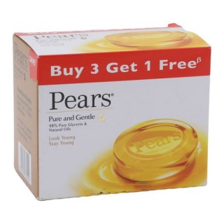 Pears Pure & Gentle Bathing Soap 75g each - Pack of 3 