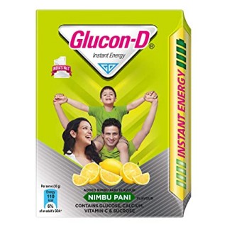 Glucon-D Instant Energy Nimbu Pani flavour (450g + 50g Free) – 500g Carton