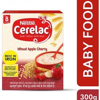 Nestle Cerelac Wheat & Apple Cherry From 8 to 12 Months