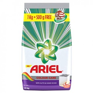 Ariel Colour Care Detergent Powder (1Kg + 500g) - 1.5Kg